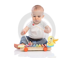 Baby enjoy in rhythm music