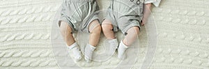 Baby feet. Happy Family concept. Beautiful conceptual image of Maternity