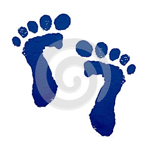 Baby feet print