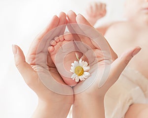 Baby foot close-up