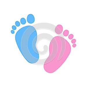 Baby foot print