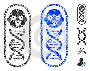 Baby Genome Composition Icon of Circles
