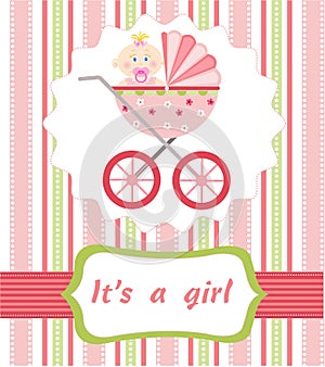 Baby girl arrival photo