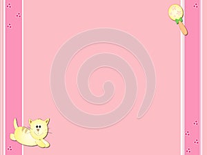 Baby girl card