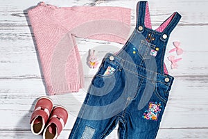 Baby girl clothes collection