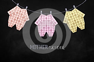Baby girl Clothing on Clothesline