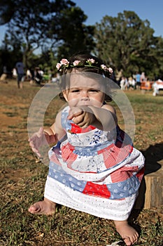 Baby Girl in a dress