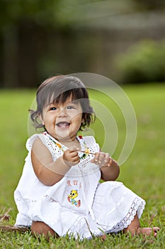 Baby Girl in grass