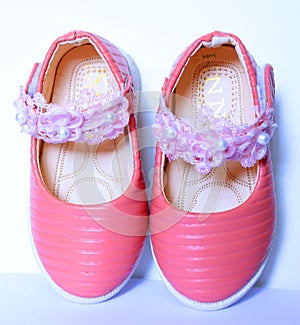 Baby girl shoes - pink shoes - baby shoes