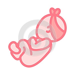 Baby Girl Vector Icon