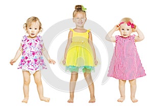 Baby Girls in Dress, Kids Group, Toddler Children