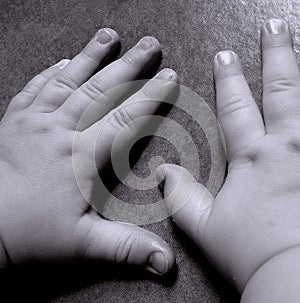 Dieťa ruky 
