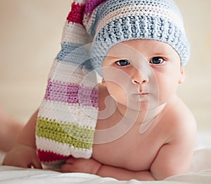 Baby in hat