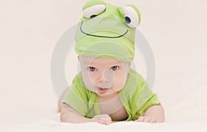 Baby in the hat frog