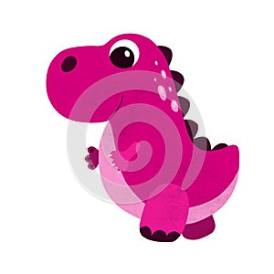 Baby illustration with a little cute dinosaur