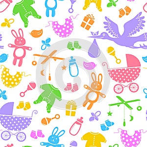 Baby items pattern