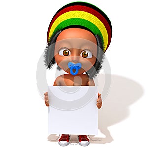 Baby Jake Rastafarian with white panel
