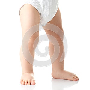 Baby legs isolated