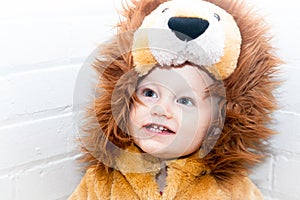 Baby in Lion Costume