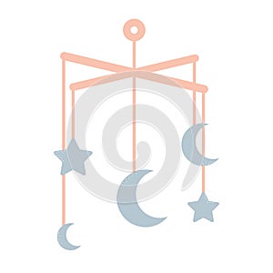 baby mobile isolated