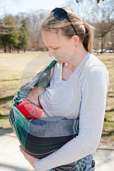 Baby Nursing in Sling