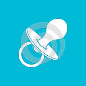 baby pacifier icon
