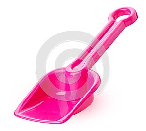 Baby pink plastic spatula