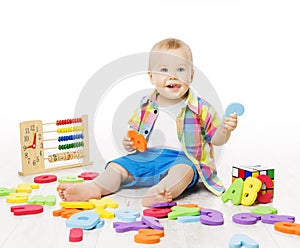 Baby Playing Education Toys, Kid Play Alphabet Letters Numbers L