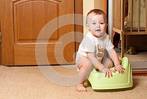 Baby on the pot