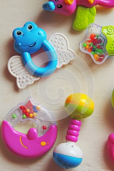 Baby rattle. Toys