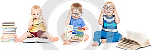 Baby Reading Book, Kids Early Education, Smart Children group photo