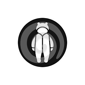 Baby romper vector icon