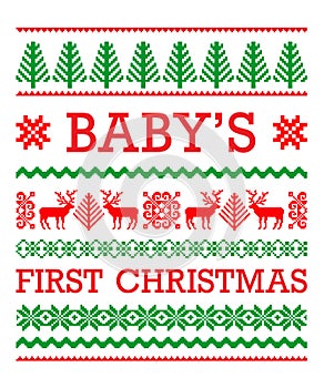 Baby`s first Christmas