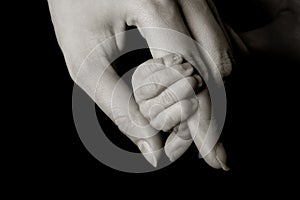 Baby`s hand