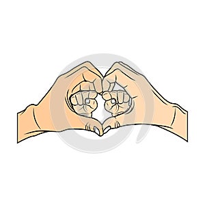 baby\'s hand between mom and dad\'s hands to form love vector illustration