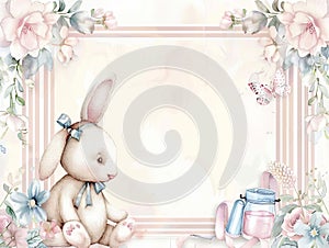 Baby Shower or Birth Announcement Background