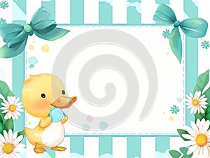 Baby Shower or Birth Announcement Background