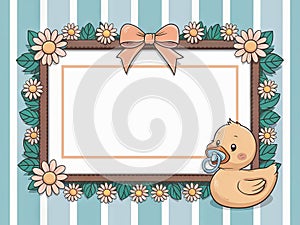 Baby Shower or Birth Announcement Background