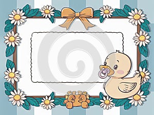 Baby Shower or Birth Announcement Background