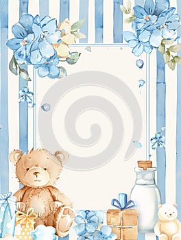 Baby Shower or Birth Announcement Background