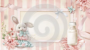 Baby Shower or Birth Announcement Background