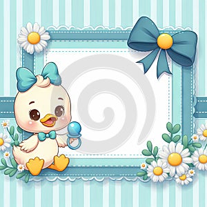 Baby Shower or Birth Announcement Background