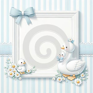 Baby Shower or Birth Announcement Background