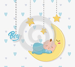 Baby shower of a boy design