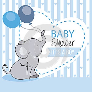 Baby shower boy photo