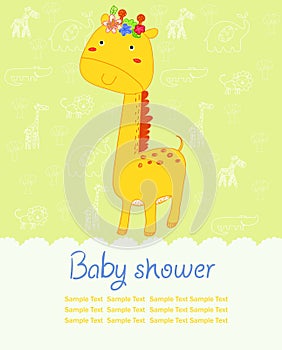 Baby shower card