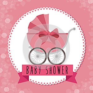 Baby shower greeting card