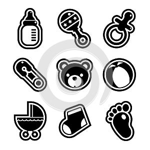 Baby Shower Icons