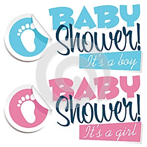 Baby Shower Illustration