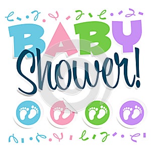 Baby Shower Illustration